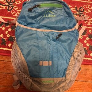 LL BEAN 20L stoaway hiking backpack like new